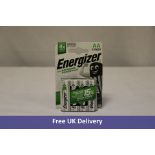 Twelve packs of Energizer Accu Recharge Power Plus AA Batteries, AA-HR06, 4 batteries per pack