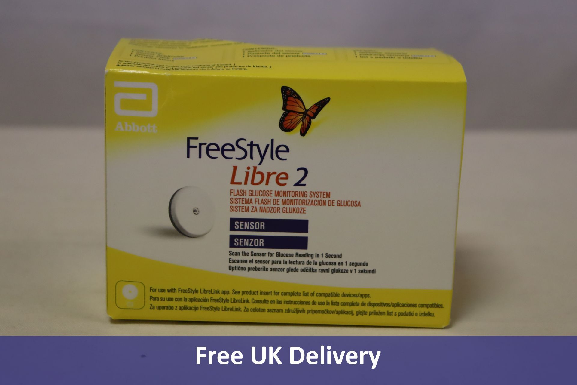 Two Freestyle Libre Two Sensors. Expiry 12/2024