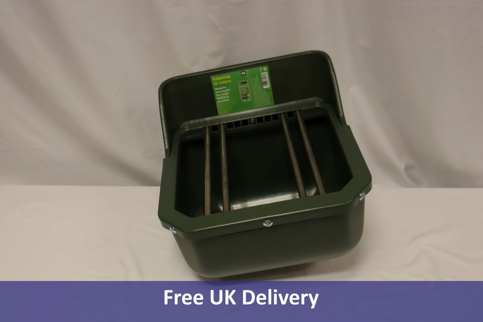 Generic 9ltr Foal Trough, Green, 32465