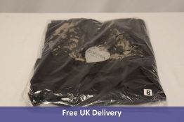 Two Goddiva London Layered Frilled Midi Dress, Black to include 1x Size 8, 1x Size 10