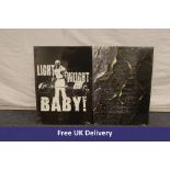 Two Displate Metal Posters to include 1x Lightweight Baby, 1x Black/Gold Background