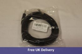 Twenty Ancable 3.5mm to 6.35mm Male to Male Mono Cables, 1 Metre