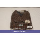 Timeless Women's Cropped Jacket, Copper/Black Check, Size 12/M