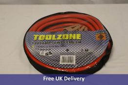Two Toolzone 1200 Amp 5M Jump Leads