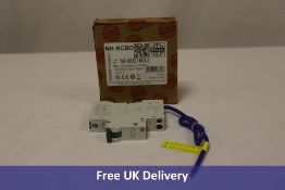 Two Wylex RCBO Single Pole 20A 30mA Module, NHXS1B20