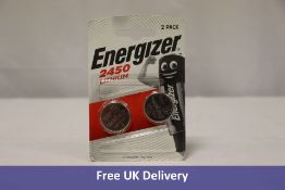 Nineteen packs of Energizer Lithium Coin Batteries, CR2450, 2 per pack. Expiry 05/2032
