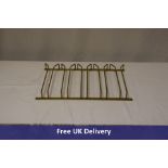 Two G-Fittings Glass Rack Shardy, Gold