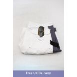 Three pair of Dassy Monza Work Short, White/Cement Grey, UK 43