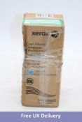 Xerox Cyan Matte Developer Bottle. Box damaged