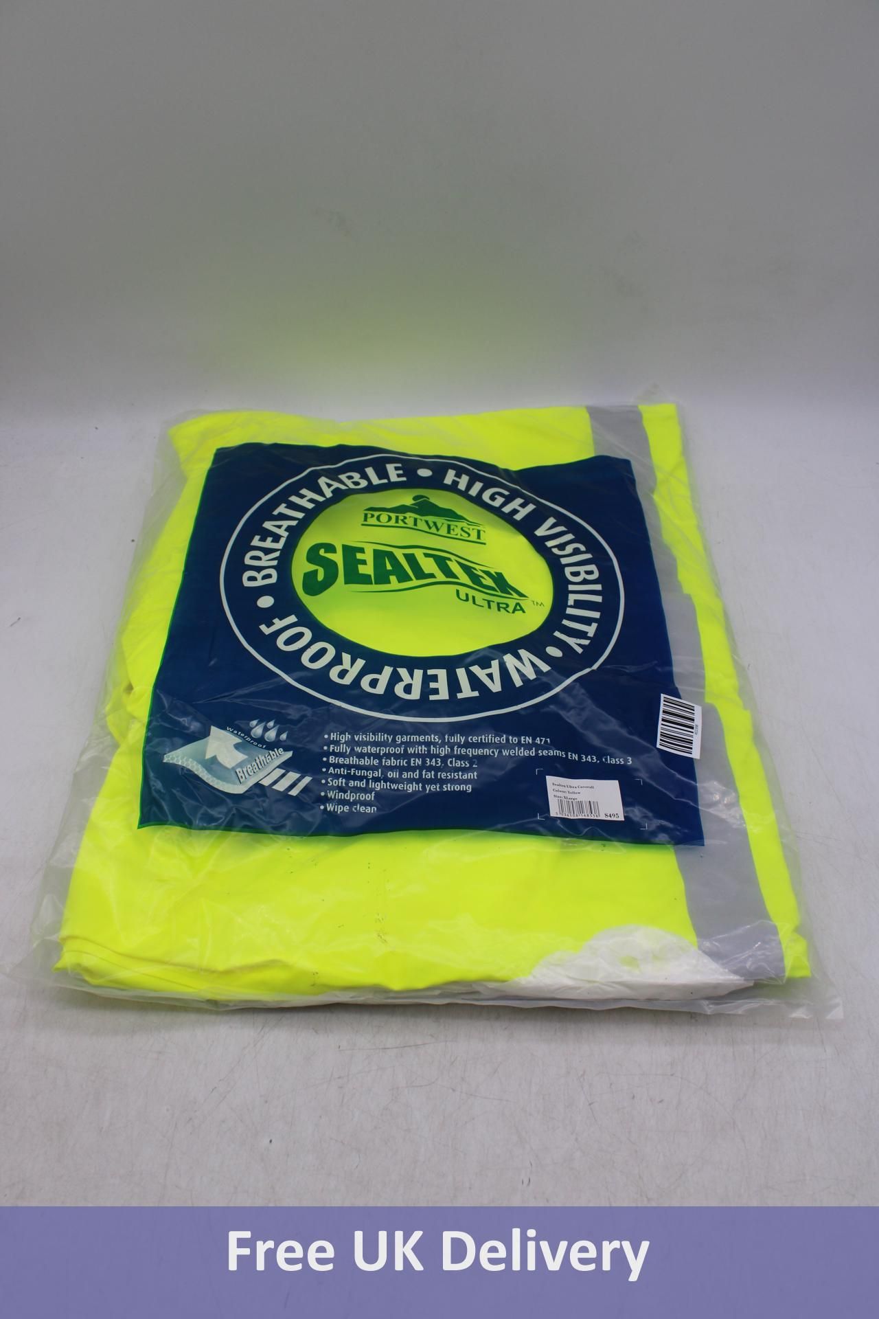 Portwest S495 Sealtex Hi Viz Ultra Coverall, Yellow, Size XL