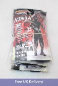 Three Spooktacular Creations Kid's Ninja Costume, Black, Size M