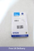 Epson T9082 Ink Cartridge DURABrite Pro XL for WF-6090/WF-6590 Series, Cyan, C13T908240