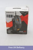 Steelseries Rival 710 Optical Gaming Mouse, Black. Box damaged