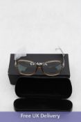 Chanel Transparent Glasses Frames, Light Brown