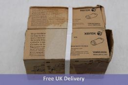 Two Xerox Metered Toner Cartridges, 1x Cyan, 1x Magenta. Box damaged