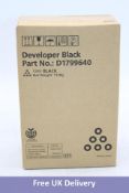 Genuine Ricoh D1799640 Black Developer, Net Weight 1138g