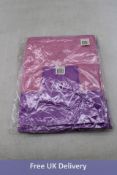 Three Packs of Russian Pointe Mesh Shoe Bags, Pink/Purple, Size Double, 5 Bags Per Pack