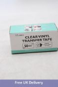 Sixteen Kassa Clear Viny Transfer Tape, 50ft