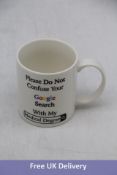 Seven Medical Degree Gift Mugs, reads "Please Do Not Confuse Your Google Search with My Medical Degr