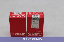 Thirty boxes of Q Crimp Cable Clips for 2.5mm T and E Cable, Grey, 100 Clips per Box