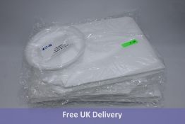 Twenty Eaton Snap-Ring Filter Bags, White
