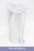 Decor Walther BIN 3 Pedal Bin with Inner Container, Chrome, 38cm x 14cm