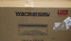 Warmiehomy Electric Fireplace, Model IF-34 1800w, Black