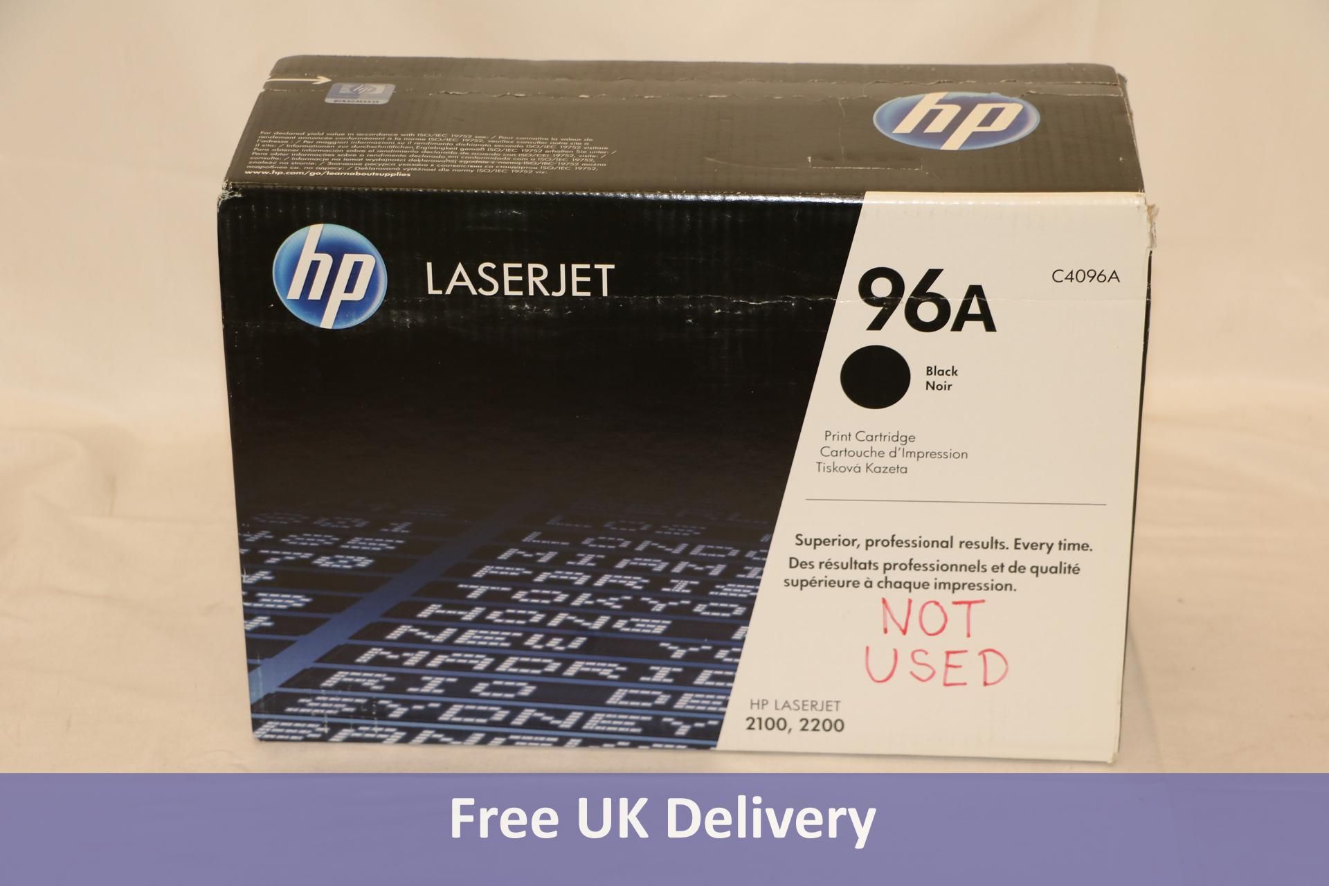 HP 96A Printer Cartridge, Black