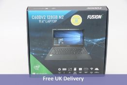Fusion5 11.6'' Laptop, C60BV2, 128GB N2, Upgraded to Windows 11. Brand new, sealed. May require UK p