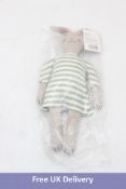 Two Sweet Baby Bunny with Stripes Rock Rapids, Grey/Green/White, Size Large
