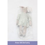 Two Sweet Baby Bunny with Stripes Rock Rapids, Grey/Green/White, Size Large
