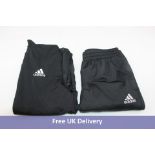 Adidas Tracksuit, Black/White, UK Size 42/44