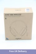 Logitech Zone Vibe Wireless Bluetooth Headset, Grey