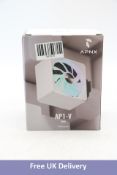 APNX AP1-V ARGB Single-tower CPU Cooler, 5 Heatpipes, White, Size 120mm, Fan Speed 600-1800