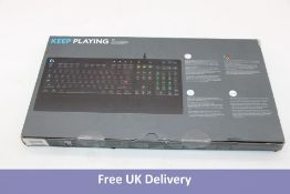 Logitech G213 Prodigy RGB Gaming Keyboard, Black