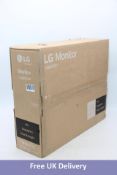 LG Monitor, 24BK55YP, 24 Inches/60cm