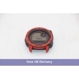 Garmin Instinct Solar GPS Smartwatch, Flame Red. Face only, No strap, box or accessories. Used, Not