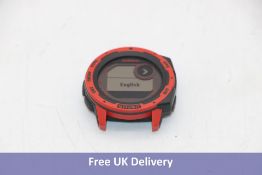 Garmin Instinct Solar GPS Smartwatch, Flame Red. Face only, No strap, box or accessories. Used, Not