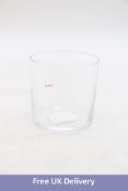 Two packs of Alessi Water Long Drink Glass, cl32, AJM29/41, 4 per pack