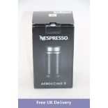 Nespresso Aeroccino3 Milk Frother, Black