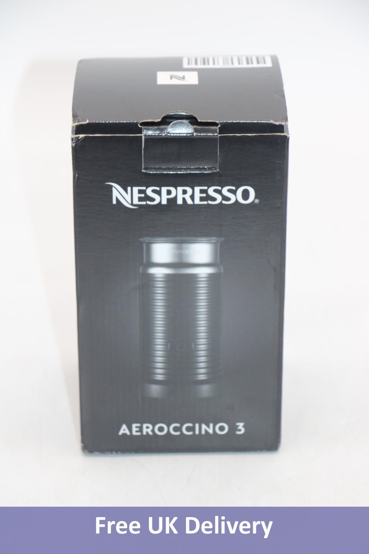 Nespresso Aeroccino3 Milk Frother, Black