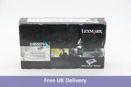 Lexmark 24B5579 Printer Cartridge, Cyan. Box damaged, Expiry date not shown
