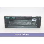 Logitech MX Keys S Plus Wireless Keyboard, Black