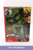 Two Miraculous Tales of Ladybug and Cat Noir Cat Noir Role Play Set Costume Kids, Black/Green