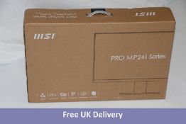 MSI Pro MP241 Series Monitor, 23.8", Black