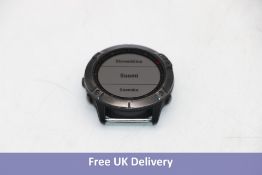 Garmin Fenix 6X Pro Smartwatch, Black, Face only, No strap, box or accessories. Used, Not tested