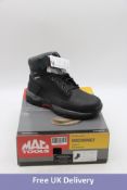 Mac Tools Mac Impact Waterproof Safety Boots with 200 Joule Impact Resistant Toe Cap, Black, UK 10