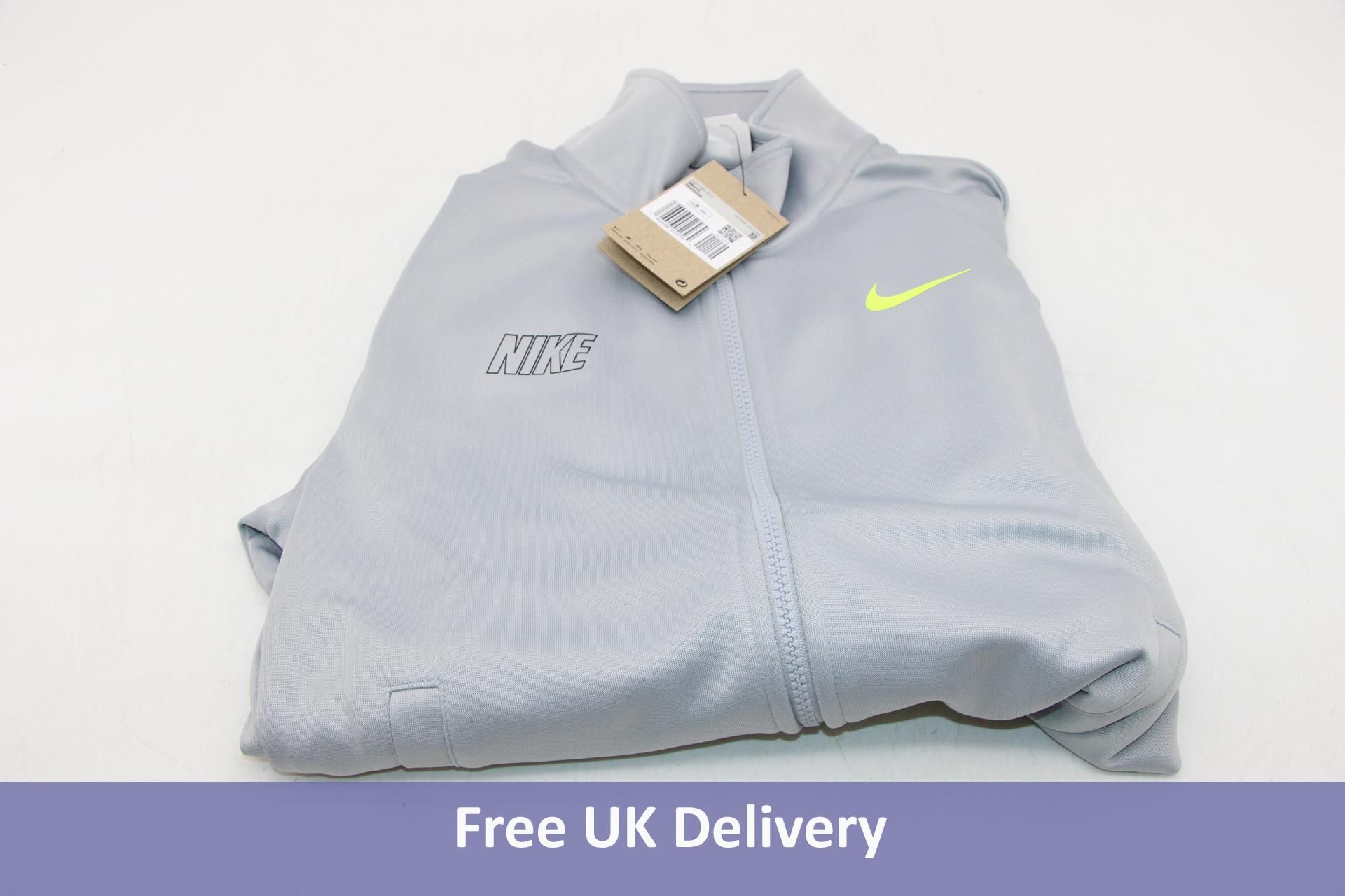 Nike Repeat Track Top, Grey, Size XS