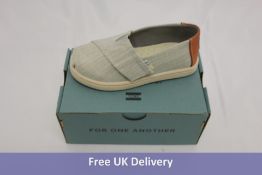 Toms Classic Kids Shoes, Drizzle Grey, Size UK 6