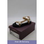Carvela Women's Block Sandals, Gold, EU 38. Box damaged